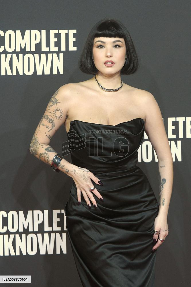 A Complete Unknown Premiere in Rome - Italy