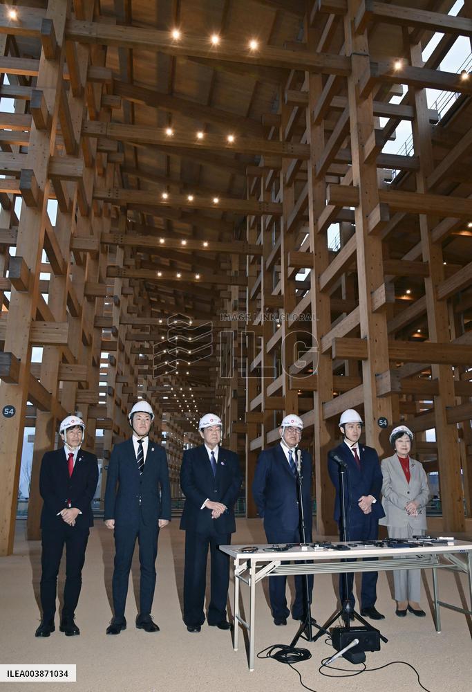 Japan PM Ishiba visits World Expo site