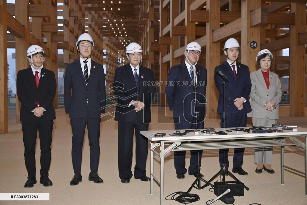 Japan PM Ishiba visits World Expo site