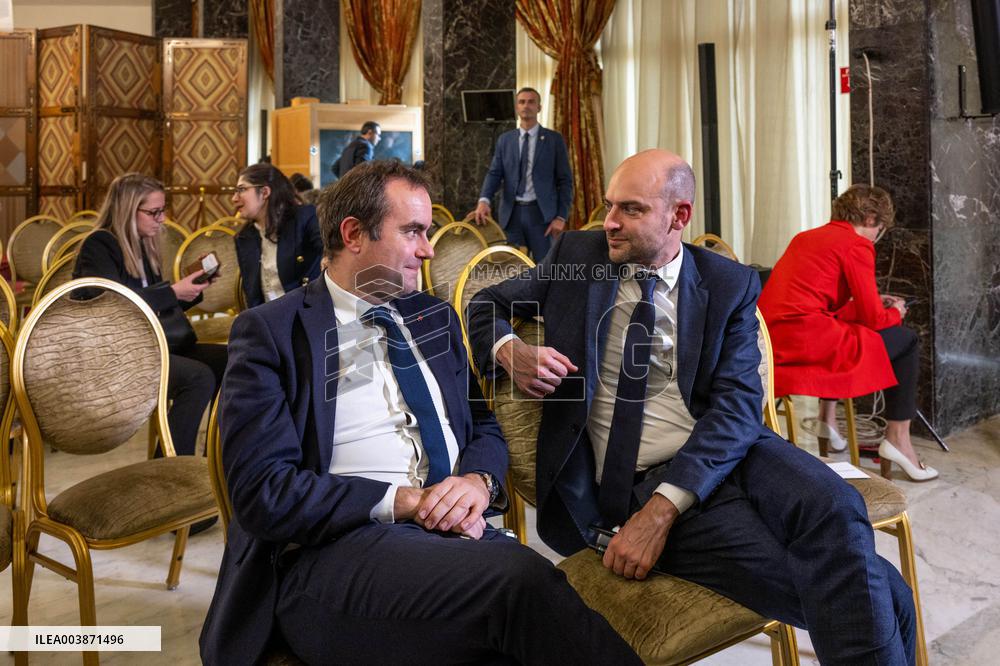 French President Macron Visits Lebanon - Beirut