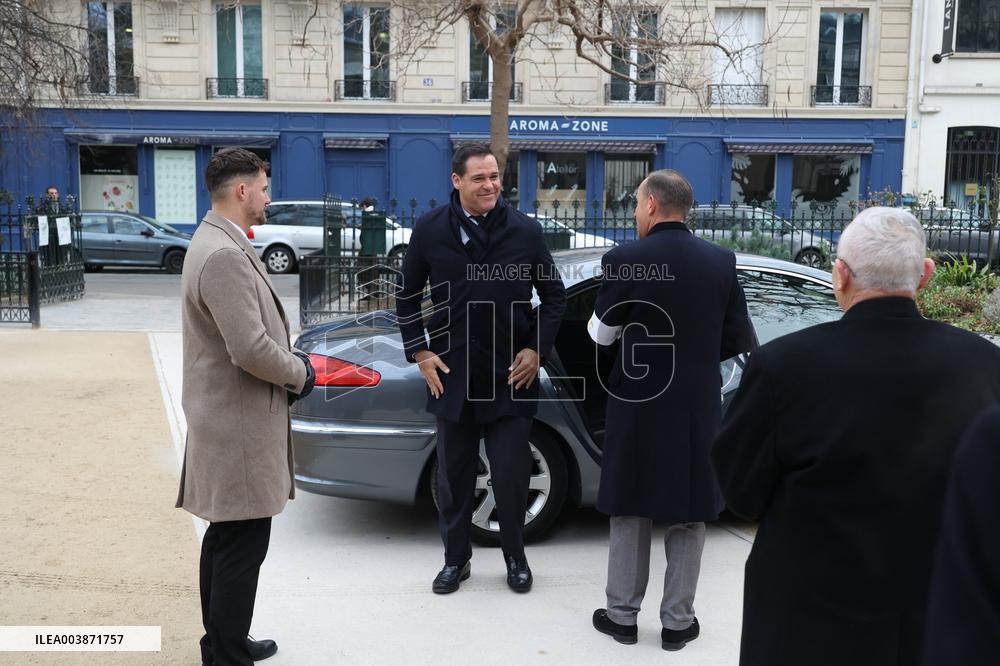 Exclusive - Louis Alphonse Of Bourbon At A Mass In Honor Of Louis Xvi - Paris