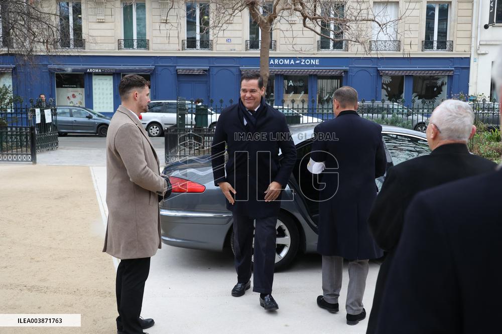 Exclusive - Louis Alphonse Of Bourbon At A Mass In Honor Of Louis Xvi - Paris