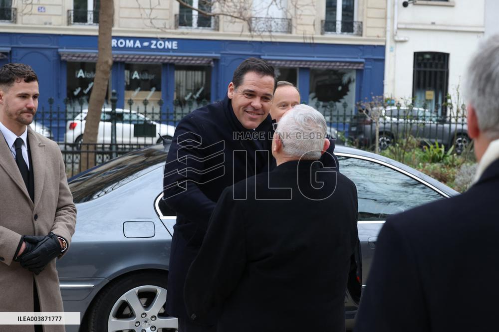 Exclusive - Louis Alphonse Of Bourbon At A Mass In Honor Of Louis Xvi - Paris