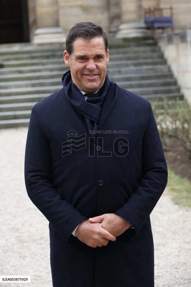 Exclusive - Louis Alphonse Of Bourbon At A Mass In Honor Of Louis Xvi - Paris