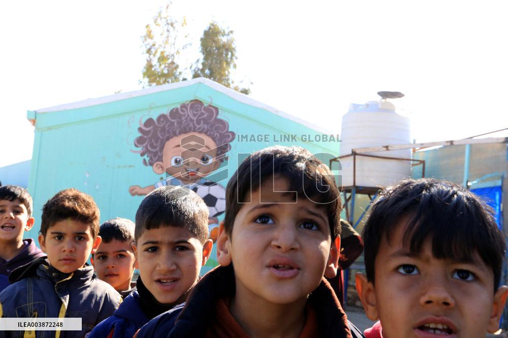 Syrian Refugees In Zaatari Refugee Camp - Jordan