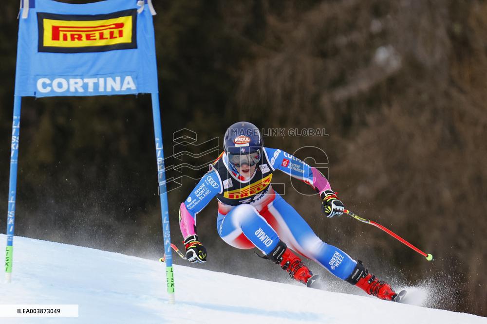 Camille Cerutti (FRA) At AUDI FIS Ski World Cup 2024/25 - Italy