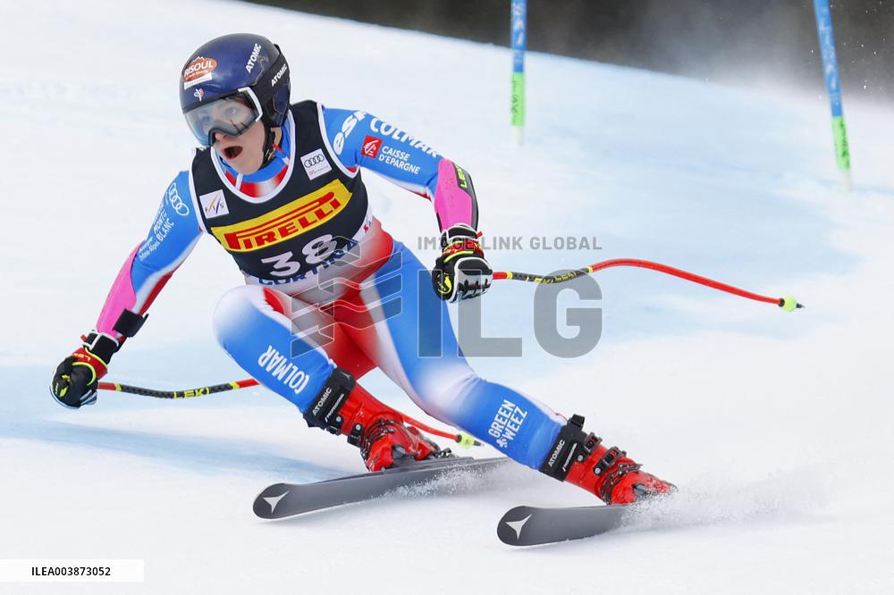 Camille Cerutti (FRA) At AUDI FIS Ski World Cup 2024/25 - Italy