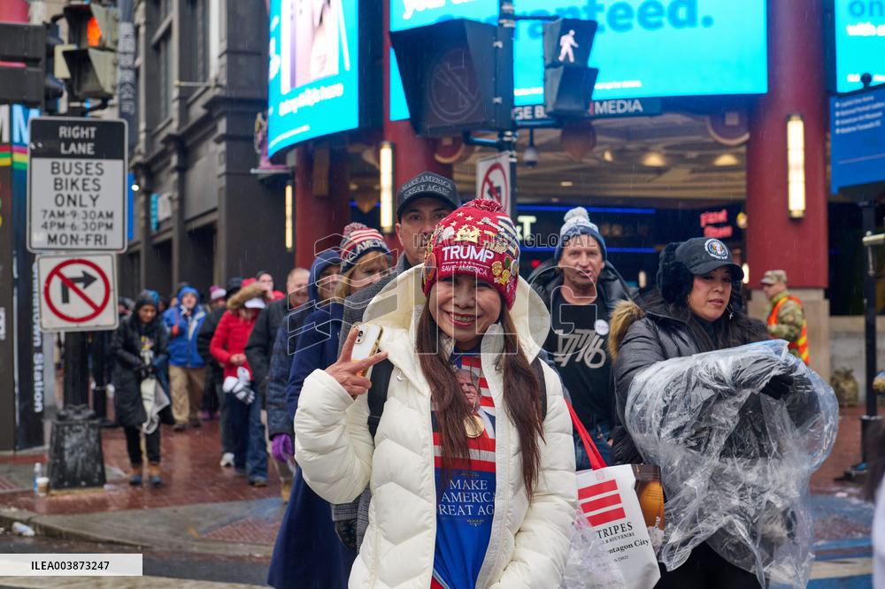 Trump Inauguration Rally - Washington