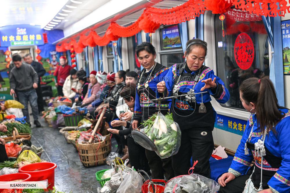 Amazing Slow Train Village Gala - China