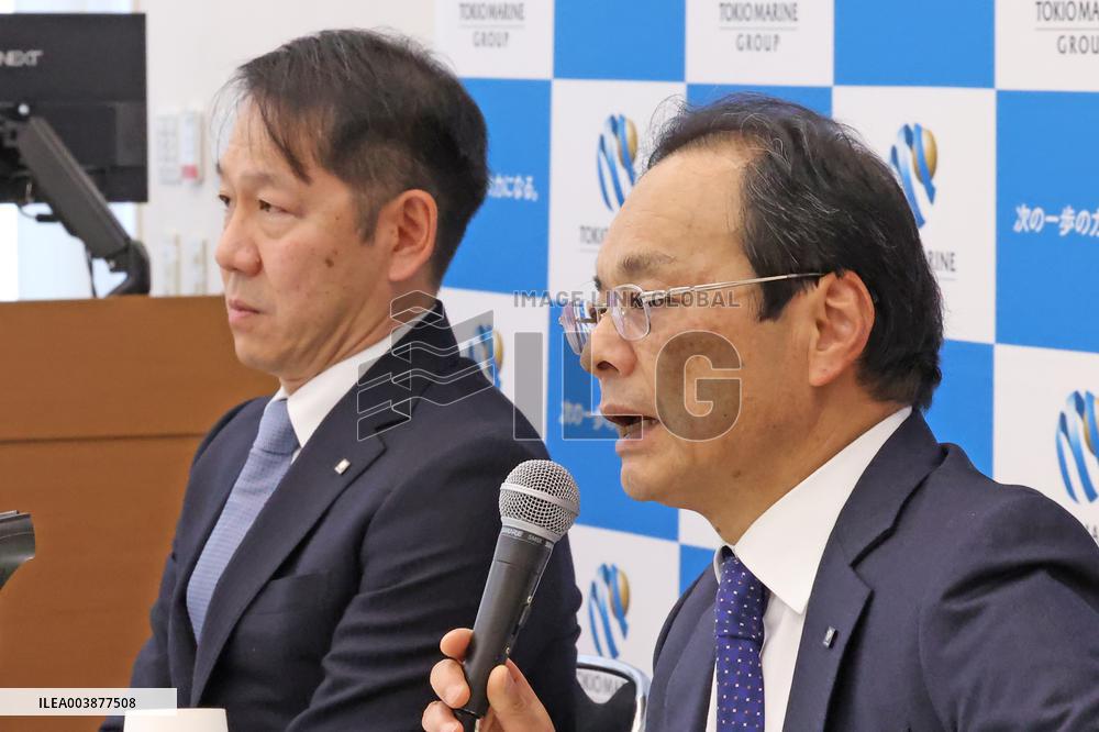 Tokio Marine Holdings, Inc. president change press conference