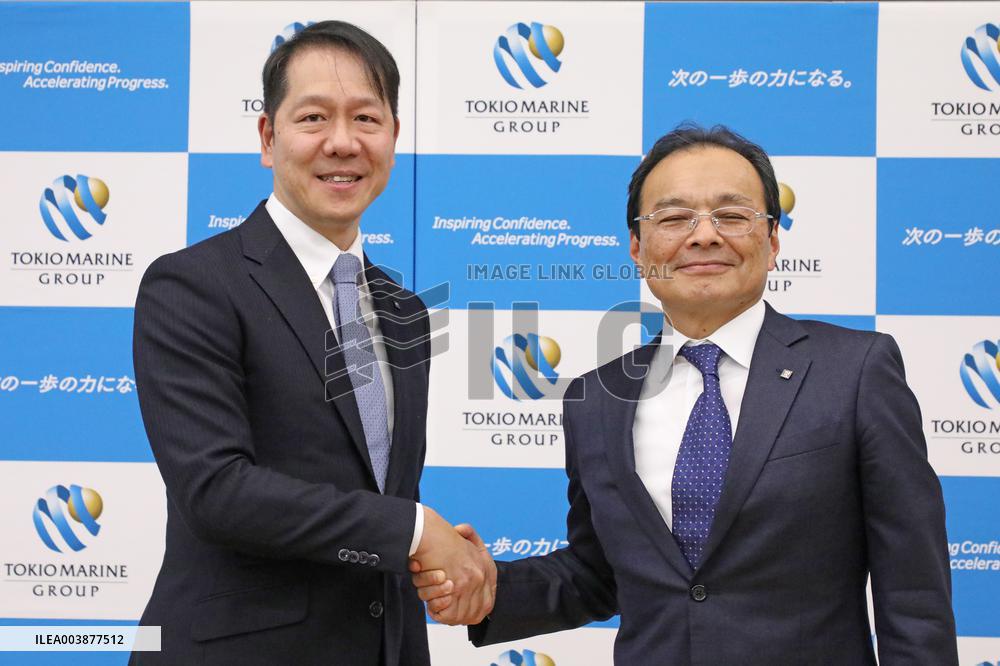 Tokio Marine Holdings, Inc. president change press conference