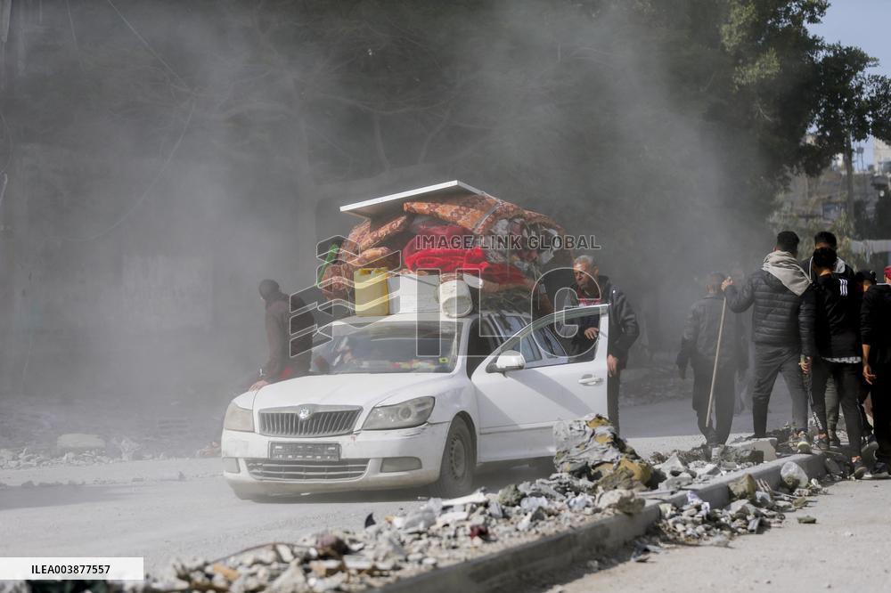Displaced Residents Return To Their Homes After Over A Year Of Conflic - Gaza