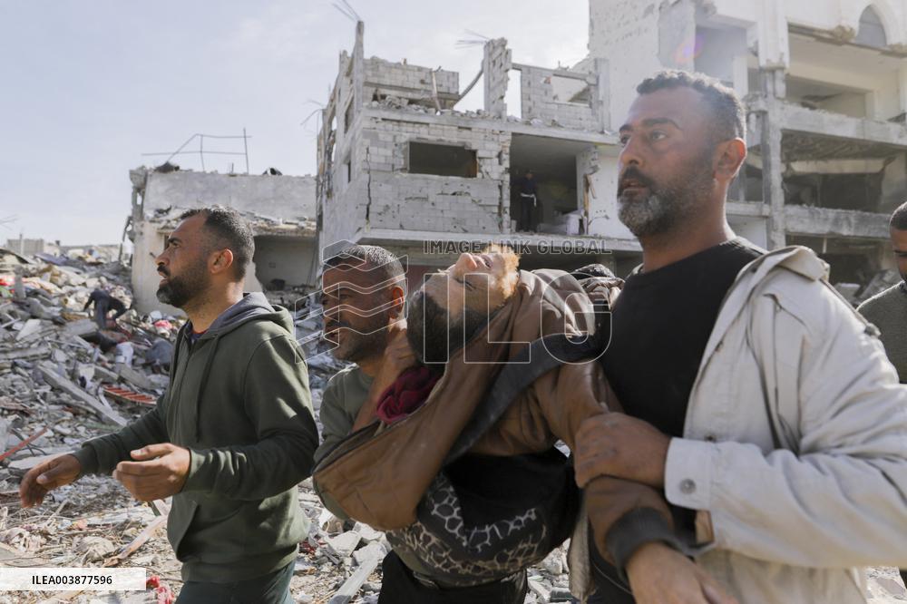 Displaced Residents Return To Their Homes After Over A Year Of Conflic - Gaza