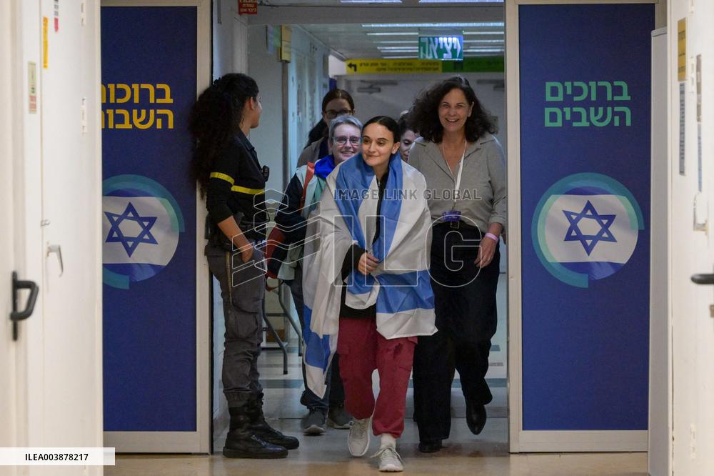 Israeli Hostages Returned Home After Spending More Than A Year In Hamas Captivity
