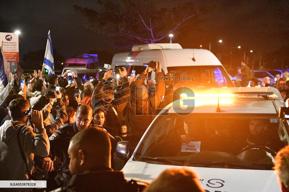 First 3 Hostages Arrive In Israel Under Gaza Truce Deal