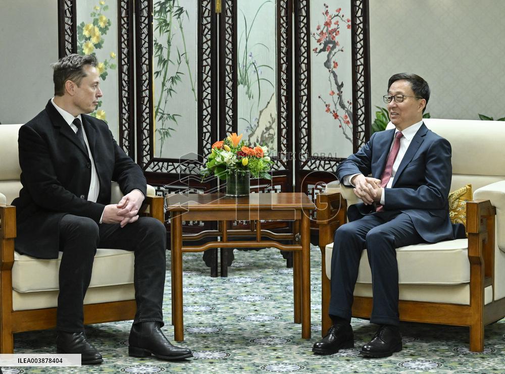 Chinese Vice President Han Zheng Meets With Elon Musk - DC