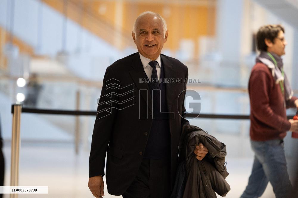 Nicolas Sarkozy trial for illegal campaign financing from Lybia - Paris