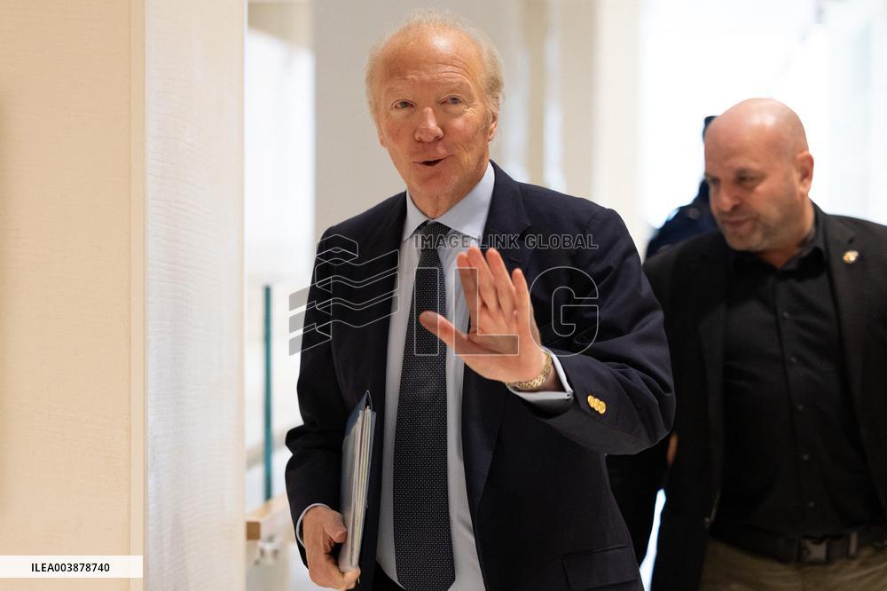 Nicolas Sarkozy trial for illegal campaign financing from Lybia - Paris