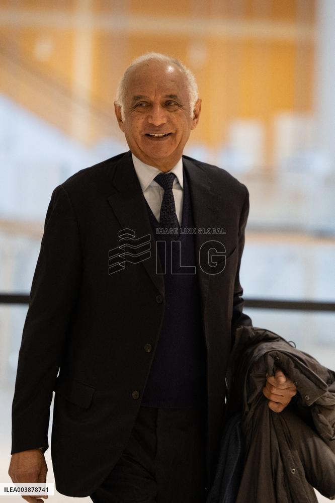 Nicolas Sarkozy trial for illegal campaign financing from Lybia - Paris