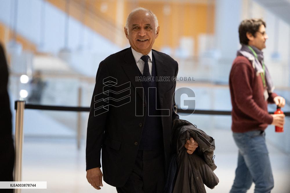 Nicolas Sarkozy trial for illegal campaign financing from Lybia - Paris