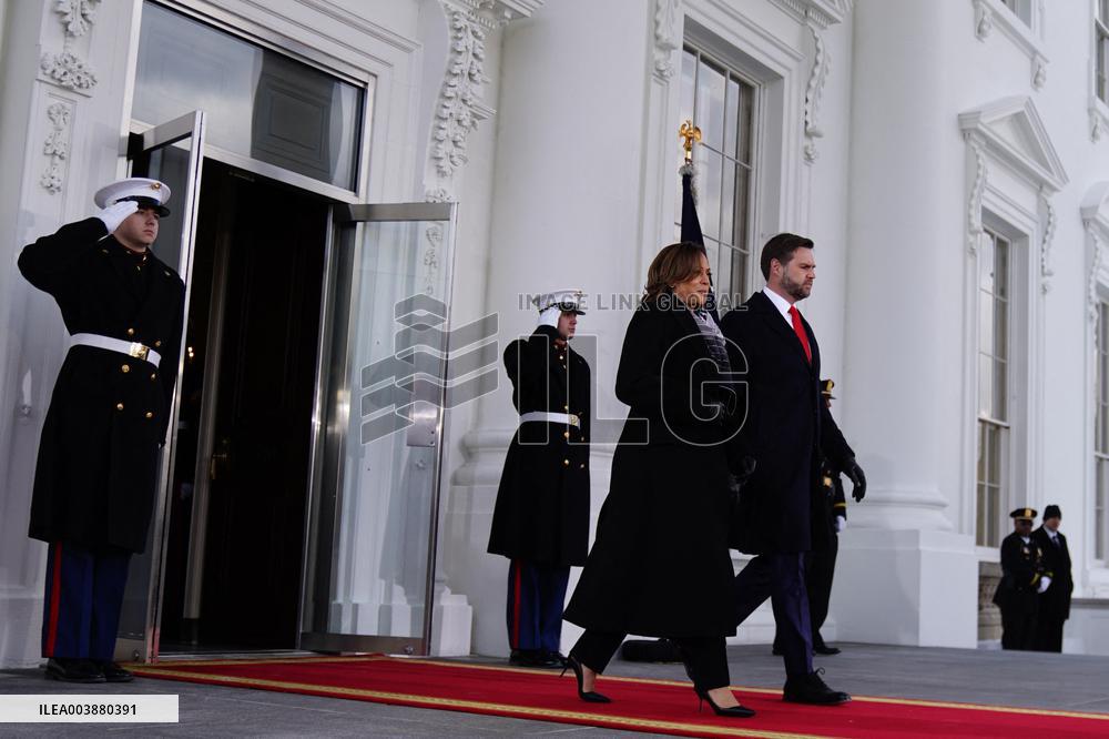 Joe Biden And Donald Trump Exit White House At Trump’s Inauguration