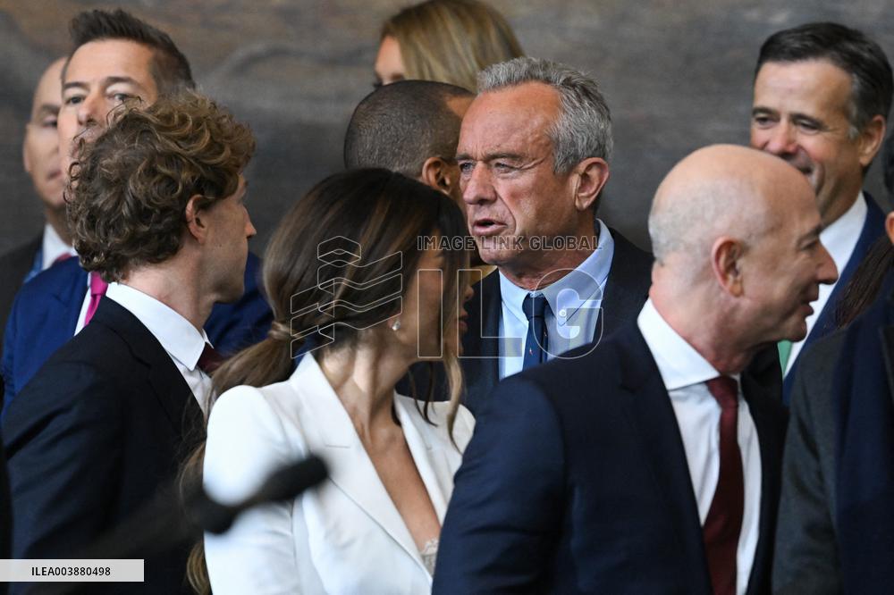 Trump and Vance Swearing-In At Capitol - USA