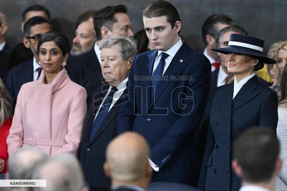 Trump and Vance Swearing-In At Capitol - USA