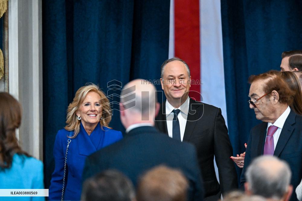 Trump and Vance Swearing-In at the US Capitol