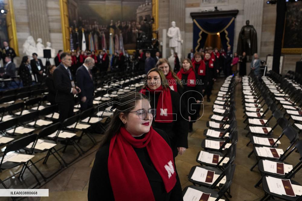 Trump and Vance Swearing-In Ceremony - USA