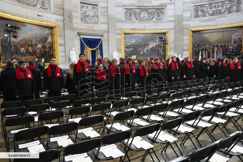 Trump and Vance Swearing-In Ceremony - USA
