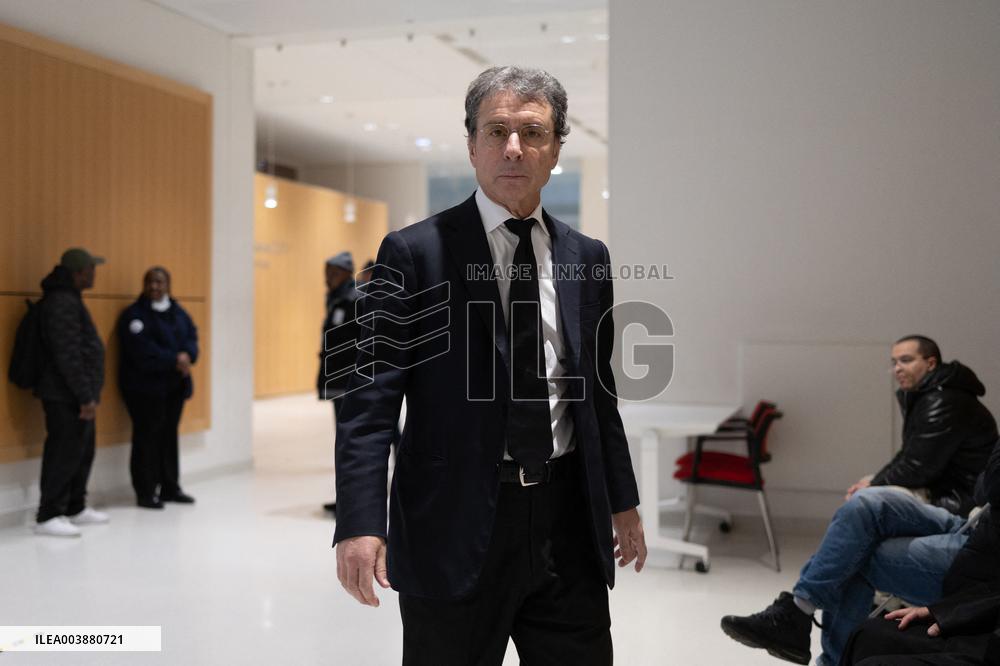 Nicolas Sarkozy trial for illegal campaign financing from Lybia - Paris