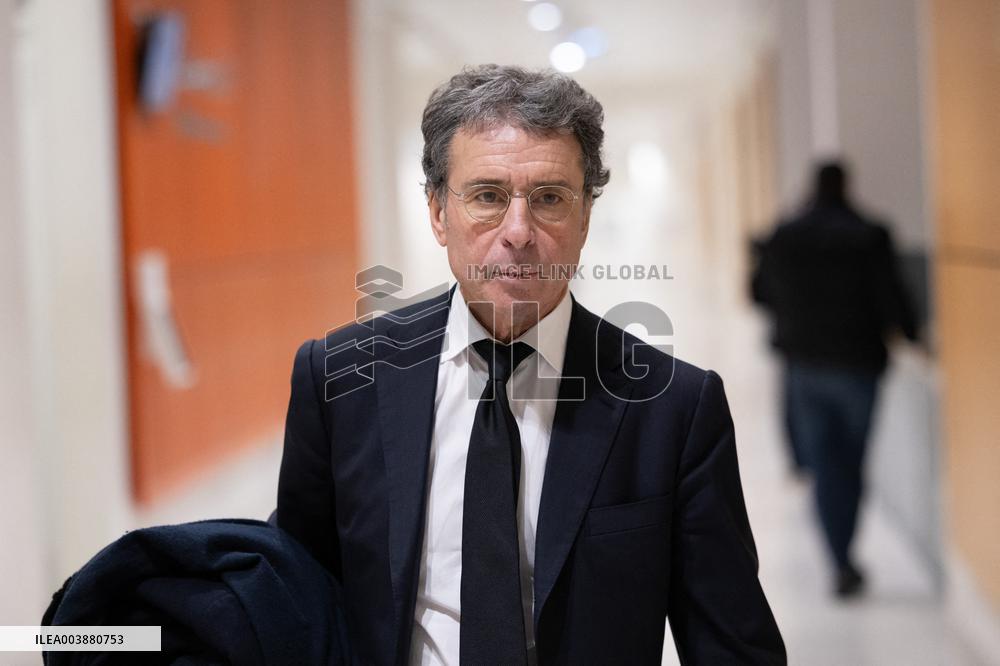 Nicolas Sarkozy trial for illegal campaign financing from Lybia - Paris