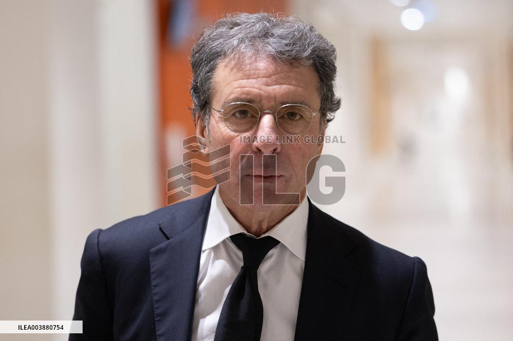 Nicolas Sarkozy trial for illegal campaign financing from Lybia - Paris
