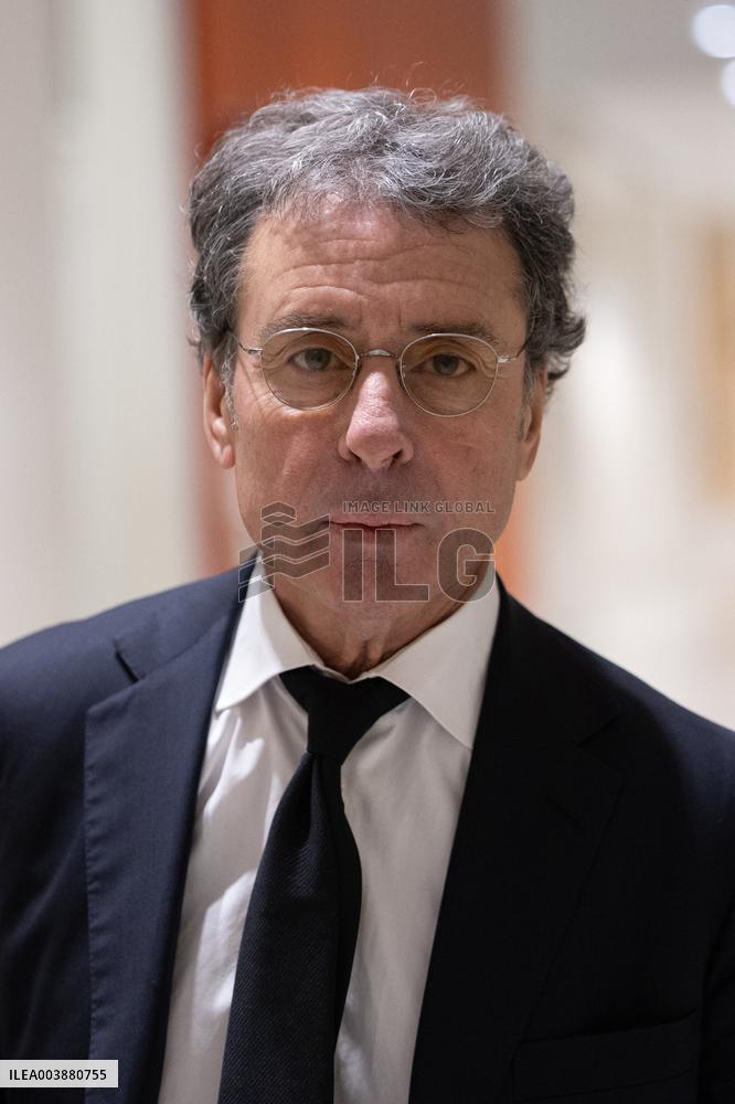 Nicolas Sarkozy trial for illegal campaign financing from Lybia - Paris