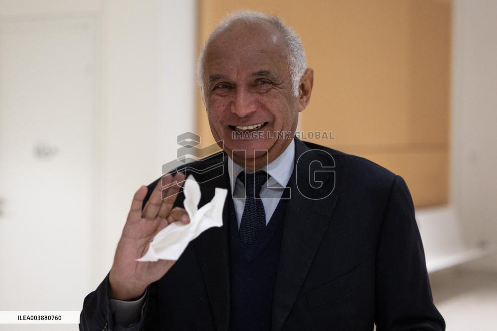 Nicolas Sarkozy trial for illegal campaign financing from Lybia - Paris