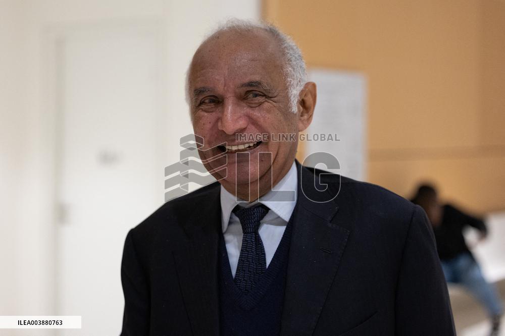 Nicolas Sarkozy trial for illegal campaign financing from Lybia - Paris