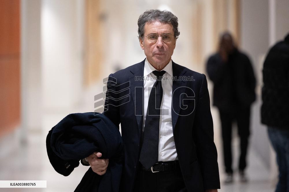 Nicolas Sarkozy trial for illegal campaign financing from Lybia - Paris