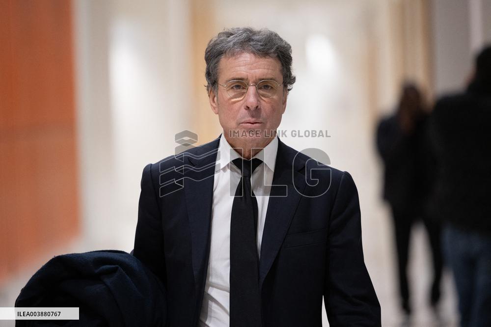 Nicolas Sarkozy trial for illegal campaign financing from Lybia - Paris