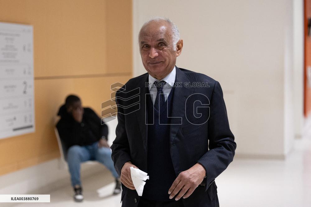 Nicolas Sarkozy trial for illegal campaign financing from Lybia - Paris