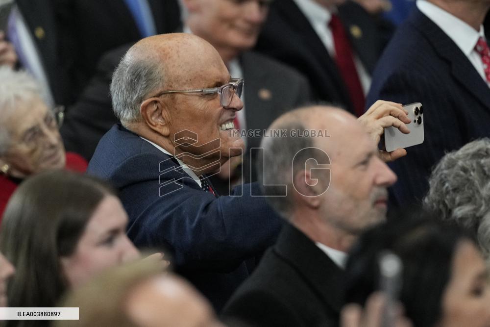 Trump and Vance Swearing-In Ceremony - USA