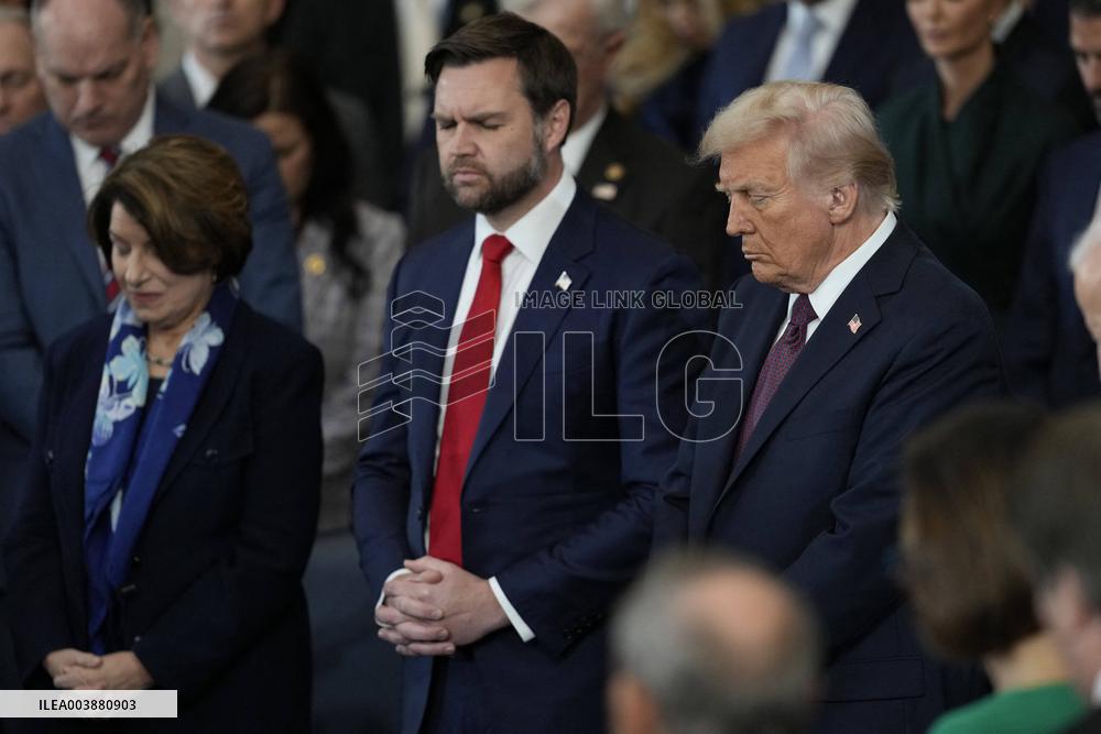 Trump and Vance Swearing-In Ceremony - USA