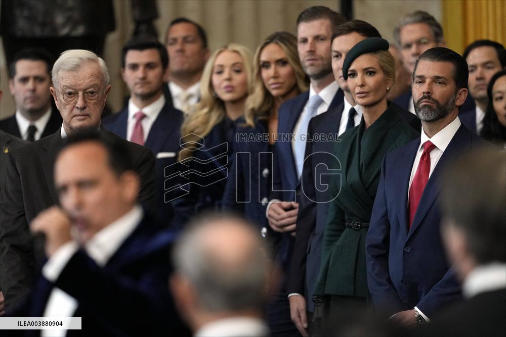 Trump and Vance Swearing-In Ceremony - USA