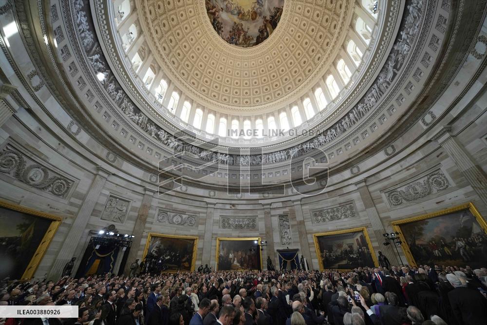 Trump and Vance Swearing-In Ceremony - USA