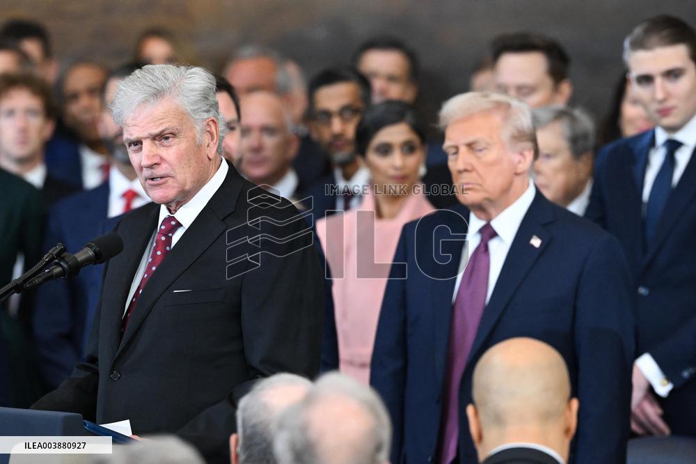Trump and Vance Swearing-In Ceremony - USA