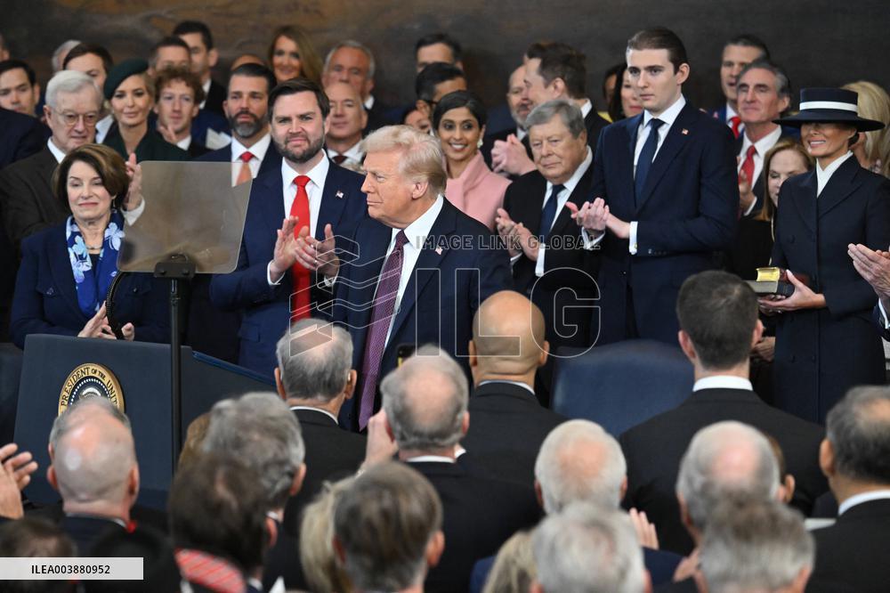 Trump and Vance Swearing-In Ceremony - USA
