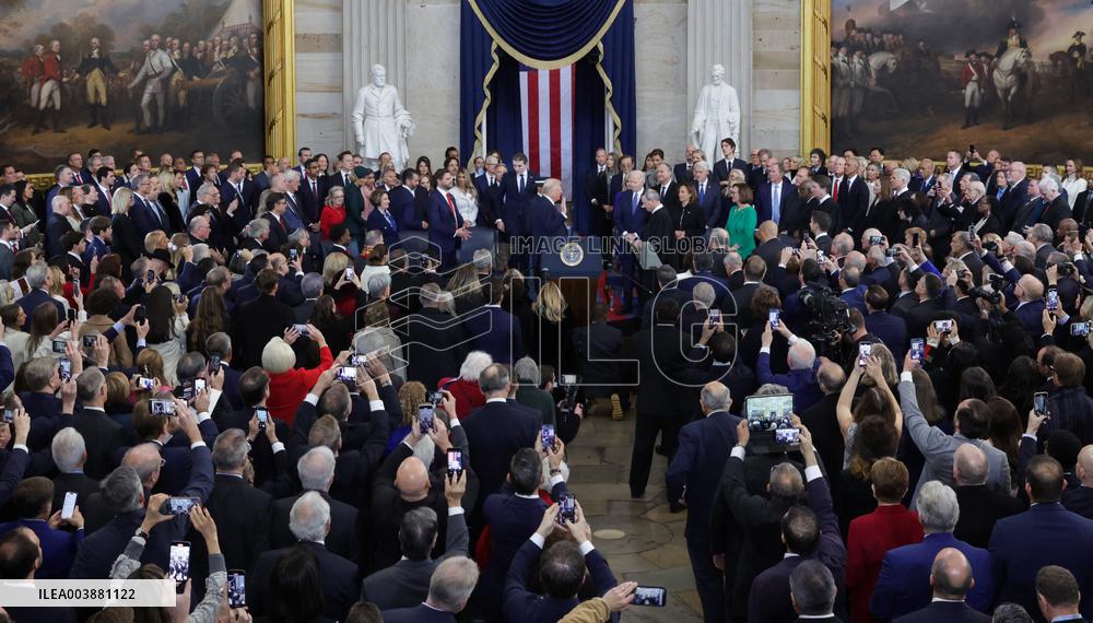 General Views At Trump Inauguration Ceremony - USA