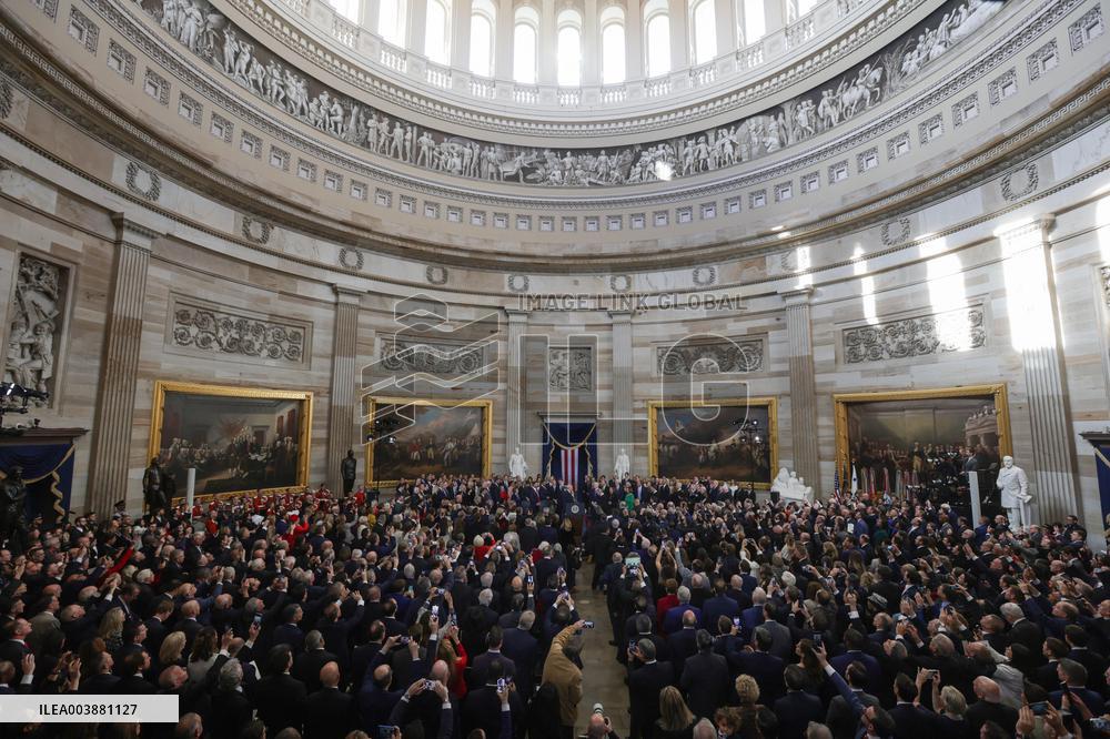 General Views At Trump Inauguration Ceremony - USA
