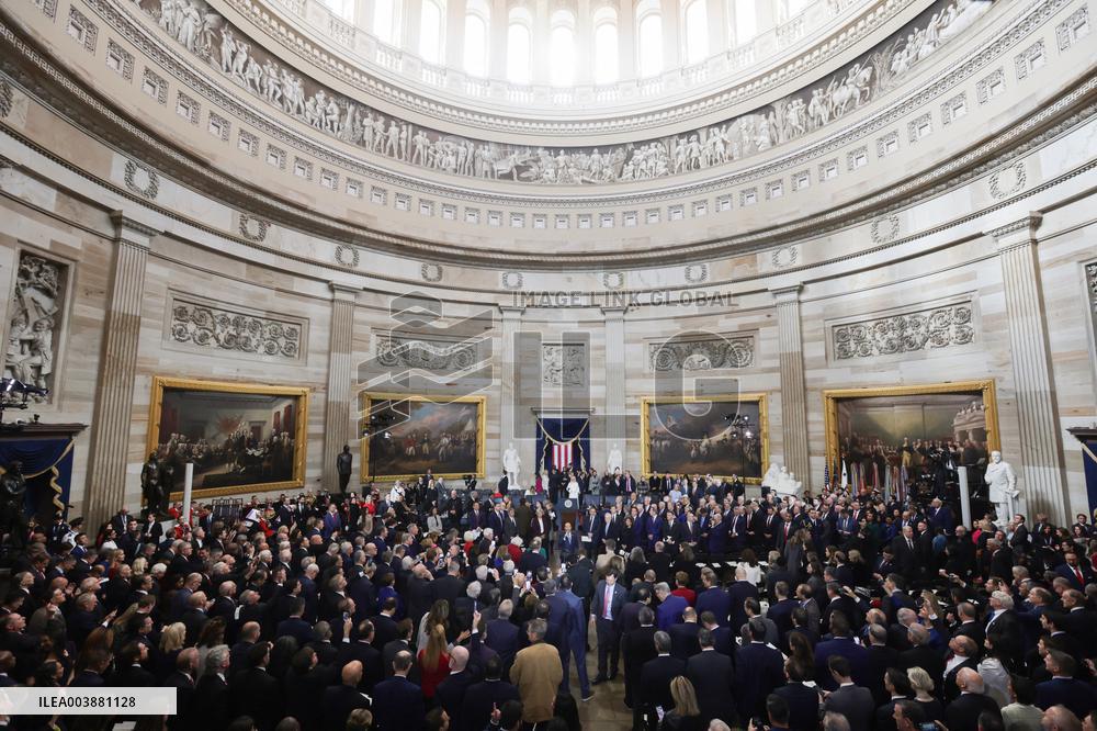 General Views At Trump Inauguration Ceremony - USA