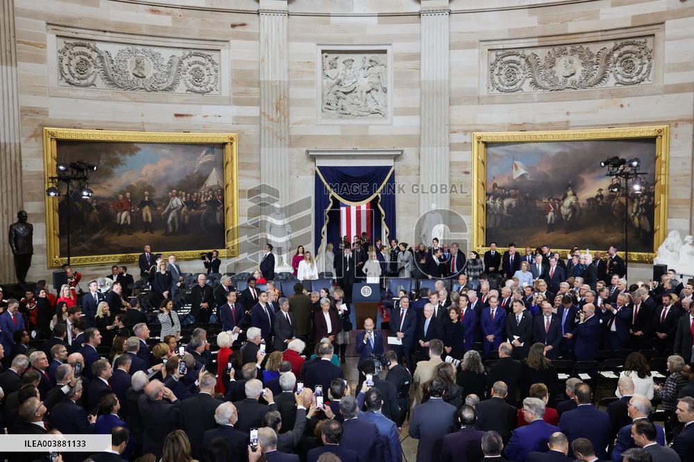 General Views At Trump Inauguration Ceremony - USA