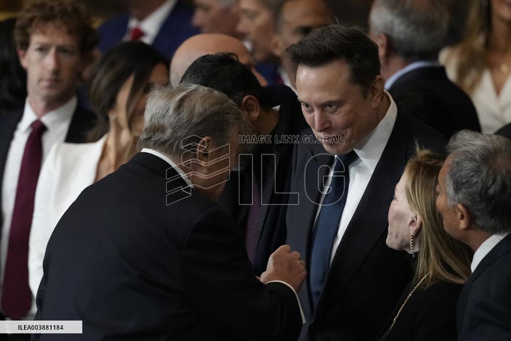 Trump and Vance Swearing-In Ceremony - USA